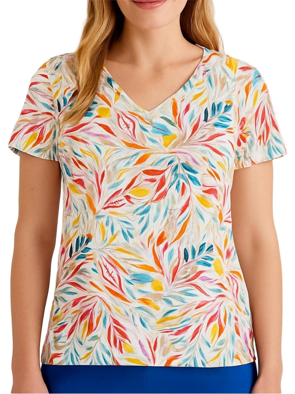86. WOMENS CHICO’S 2/L DETAIL TOP